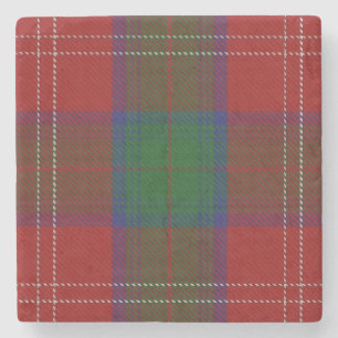 Porta-copo De Pedra Tartan escocês velho de Chisholm do clã da taber
