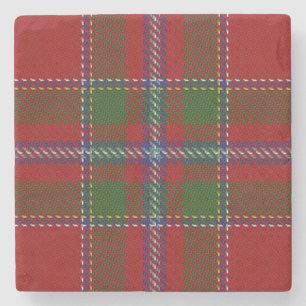 Porta-copo De Pedra Tartan escocês velho de Drummond do clã da taber