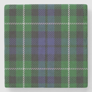 Porta-copo De Pedra Tartan escocês velho de Graham do clã da taberna