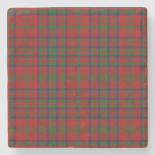 Porta-copo De Pedra Tartan escocês velho de Matheson do clã da taber