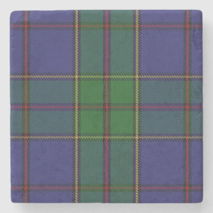 Porta-copo De Pedra Tartan escocês velho de Strachan do clã da taber