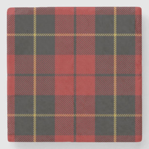 Porta-copo De Pedra Tartan escocês velho de Wallace do clã da tabern