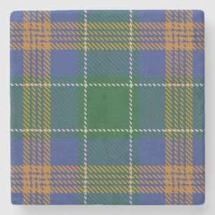 Porta-copo De Pedra Tartan irlandês velho de McAuliffe MacAuliffe do