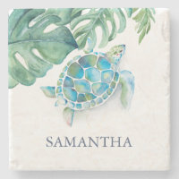 Tartaruga Marinha Tropical Personalizada