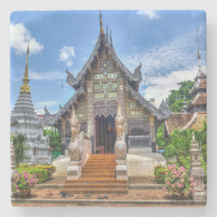 Porta-copo De Pedra templo chiang mai
