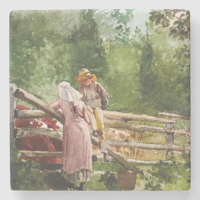 Porta-copo De Pedra Tempo de alimentação (Frente)