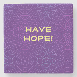 Porta-copo De Pedra Tenha Esperança!