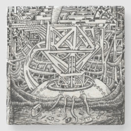 Porta-copo De Pedra Tentacle Tank de Brian Benson Stone Porta copos