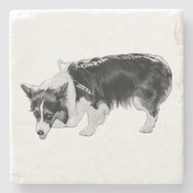 Porta-copo De Pedra Teste de sabor fino (Frente)