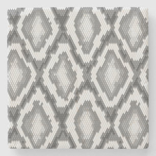 Porta-copo De Pedra Teste padrão da pele de cobra do pitão