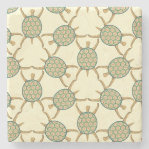 Porta-copo De Pedra Teste padrão da tartaruga