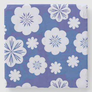 Porta-copo De Pedra teste padrão de flor