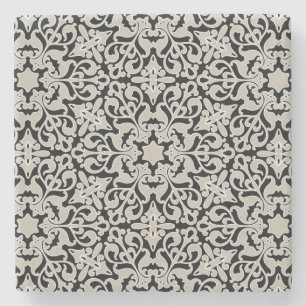 Porta-copo De Pedra Teste padrão floral árabe