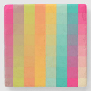 Porta-copo De Pedra Teste padrão geométrico abstrato