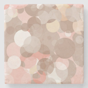 Porta-copo De Pedra Teste padrão simples - círculos