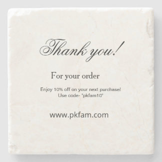 Porta-copo De Pedra Thank you for purchase pink family business detail