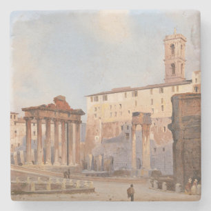 Porta-copo De Pedra The Ancient Roman Forum (por Ippolito Caffi)