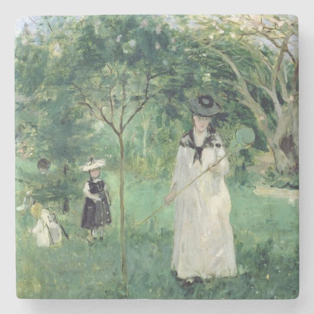 Porta-copo De Pedra The Butterfly Hunt, 1874 (Frente)