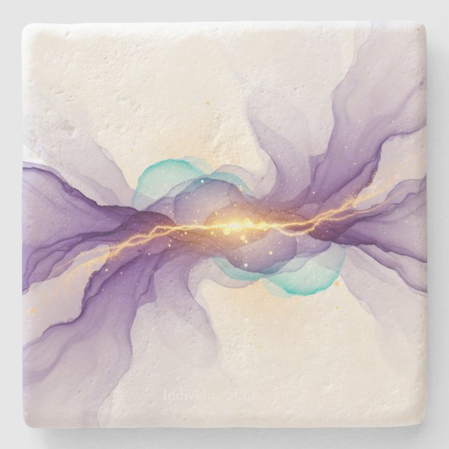 Porta-copo De Pedra The Living Blueprint Stone Coaster (Frente)