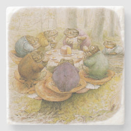 Porta-copo De Pedra The Toads Tea Party (por Beatrix Potter)