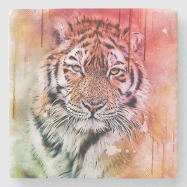 Porta-copo De Pedra Tigre