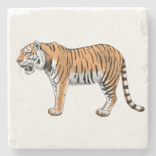 Porta-copo De Pedra Tigre