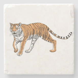 Porta-copo De Pedra Tigre 2