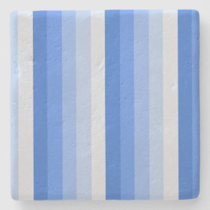 Porta-copo De Pedra Tiras de sombra azuis
