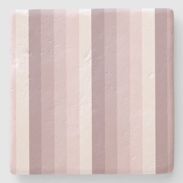 Porta-copo De Pedra tiras de sombra rosa quartz (Frente)