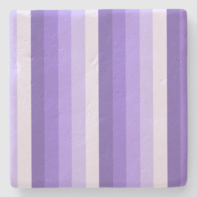 Porta-copo De Pedra Tiras de sombra violeta (Frente)