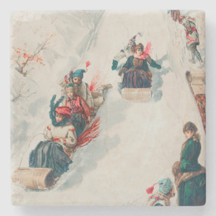 Porta-copo De Pedra "Tobelugismo", Cromolitografia, Louis Prang & Co.