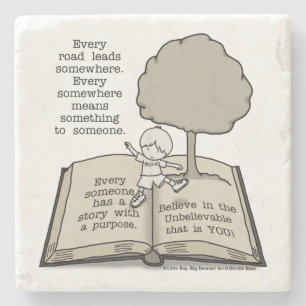 Porta-copo De Pedra Todo mundo tem uma história