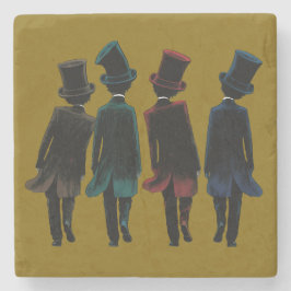 Porta-copo De Pedra Top Hatters