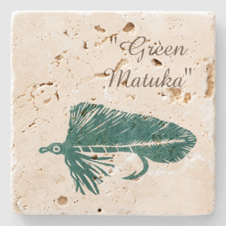 Porta-copo De Pedra Torneira de pesca de mosca verde Matuka