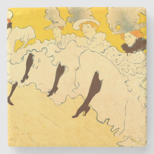 Porta-copo De Pedra Toulouse Lautrec Yellow Dancing Girl Poster
