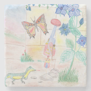 Porta-copo De Pedra Trabalho de arte de Crianças Personalizadas, brinq