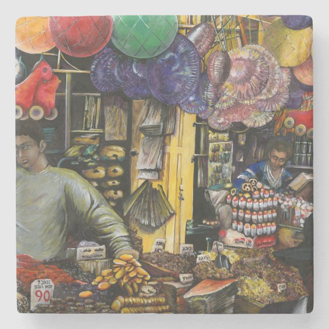 Porta-copo De Pedra Tradições do Comércio Antigo, Jerusalém (Frente)