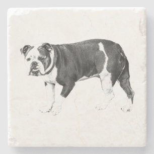 Porta-copo De Pedra Tranquilidade do Bulldog, Camadas Sutis