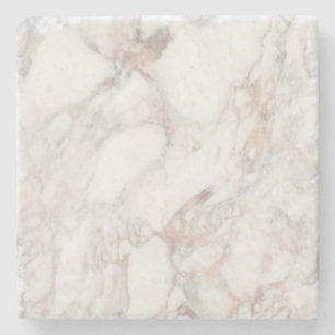 Porta-copo De Pedra Trendência Elegante do Modelo Marble Branco rosa 