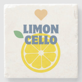 Porta-copo De Pedra Trendy Limoncello Lemon Liquor