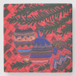 Porta-copo De Pedra Três bolhas