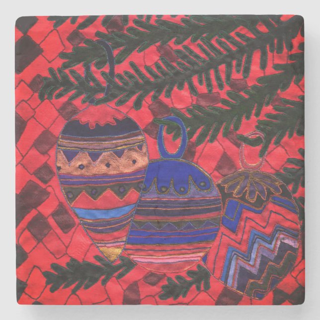 Porta-copo De Pedra Três bolhas (Frente)