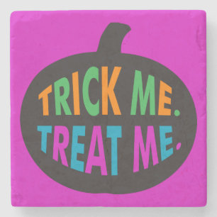 Porta-copo De Pedra Trick Me Tratar, Halloween Multi-Color
