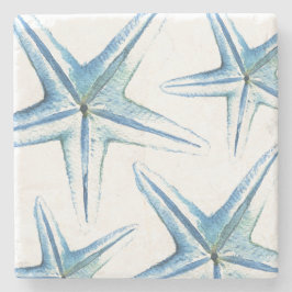 Porta-copo De Pedra Tropical Blue Starfish Peixe Tropical Pedra Porta-