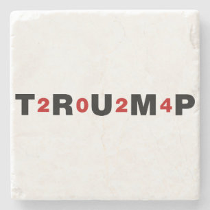 Porta-copo De Pedra Trump 2024 Red