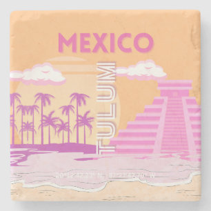 Porta-copo De Pedra Túlio, Arte De Viagem, Arte Retroativa, Rosa, Lara