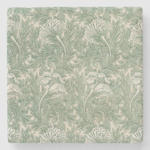 Porta-copo De Pedra Tulip Pattern (por William Morris)