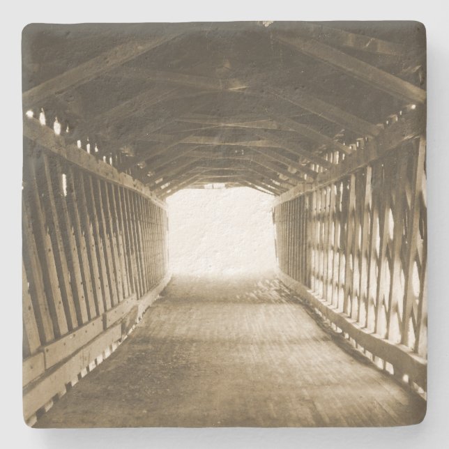 Porta-copo De Pedra Túnel de luz (Frente)