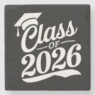 Porta-copo De Pedra Turma De 2026 Graduado Orgulhoso Graduação