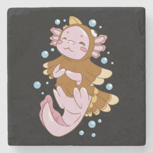 Porta-copo De Pedra Turquia disfarce Axolotl